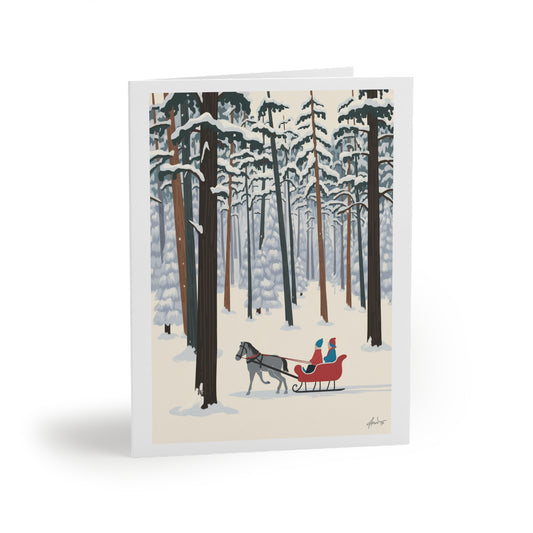 StyleMZ -  White and frosty Greeting cards (8, 16, and 24 pcs)  - StyleMZ