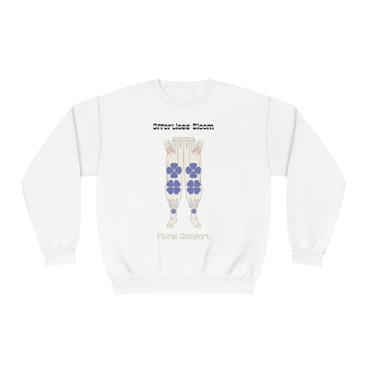 Korea -  Effortless Bloom Unisex NuBlend® Crewneck Sweatshirt  - StyleMZ