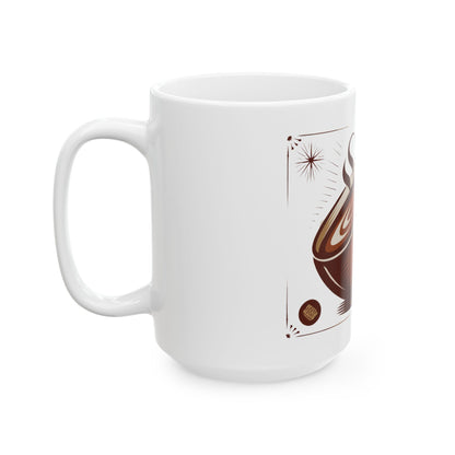 Coffee hot brew Ceramic Mug, (11oz, 15oz) - StyleMZ