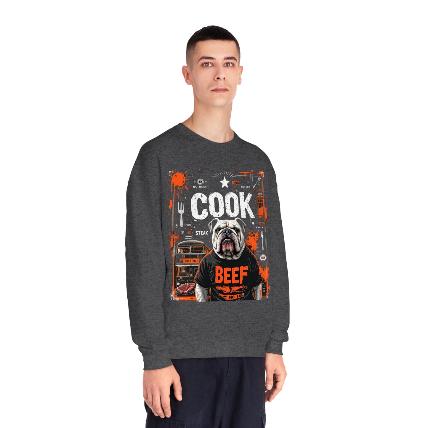 Cook beef Unisex NuBlend® Crewneck Sweatshirt - StyleMZ-Stylemz