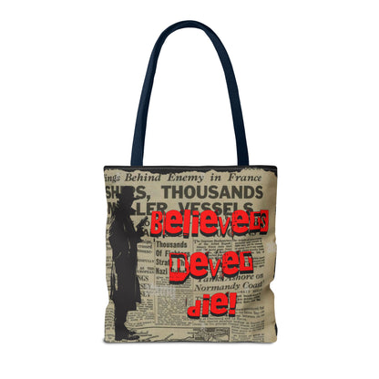 Believers never die Tote Bag (AOP) - StyleMZ