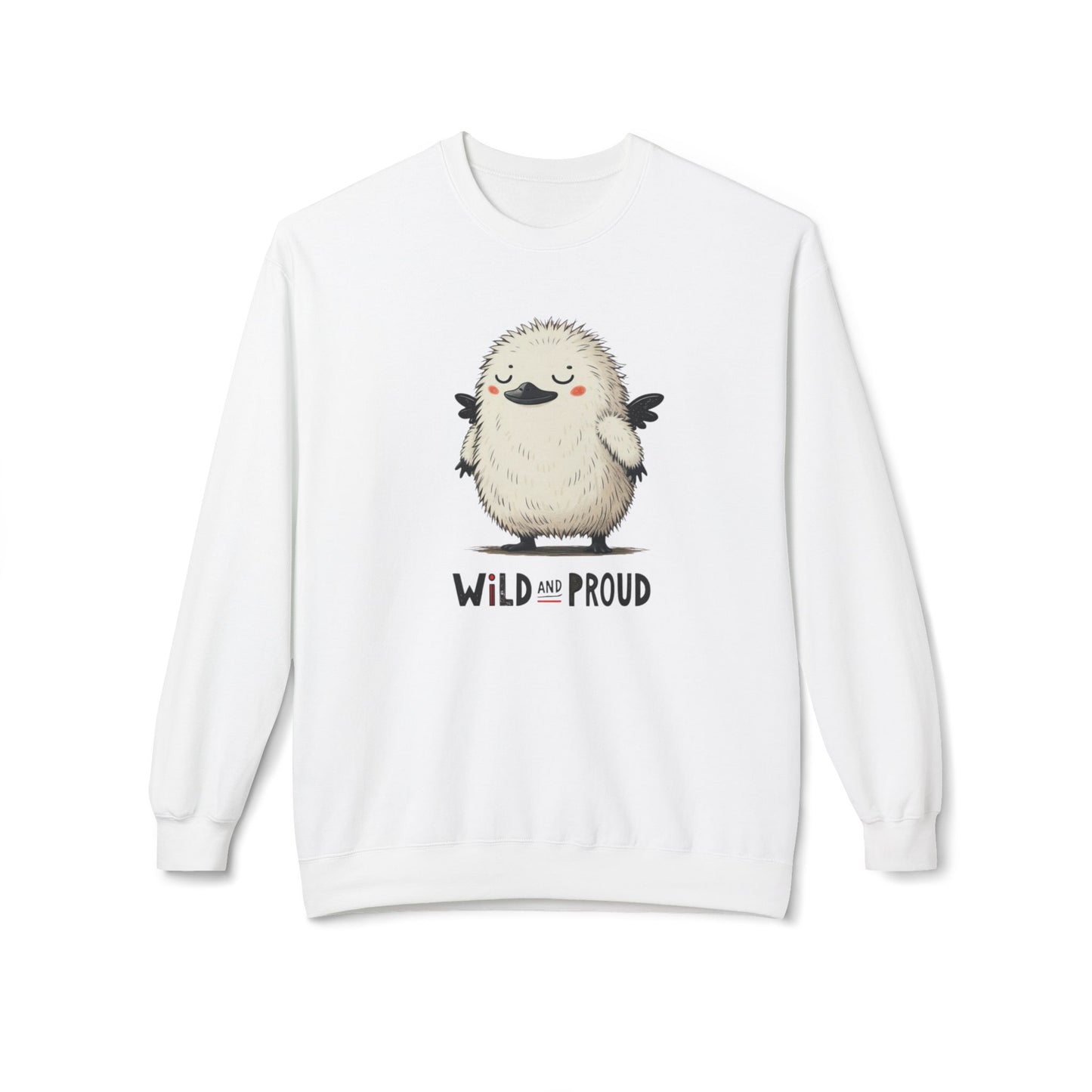 Korea -  Wild and proud Unisex Midweight Softstyle Fleece Crewneck Sweatshirt  - StyleMZ