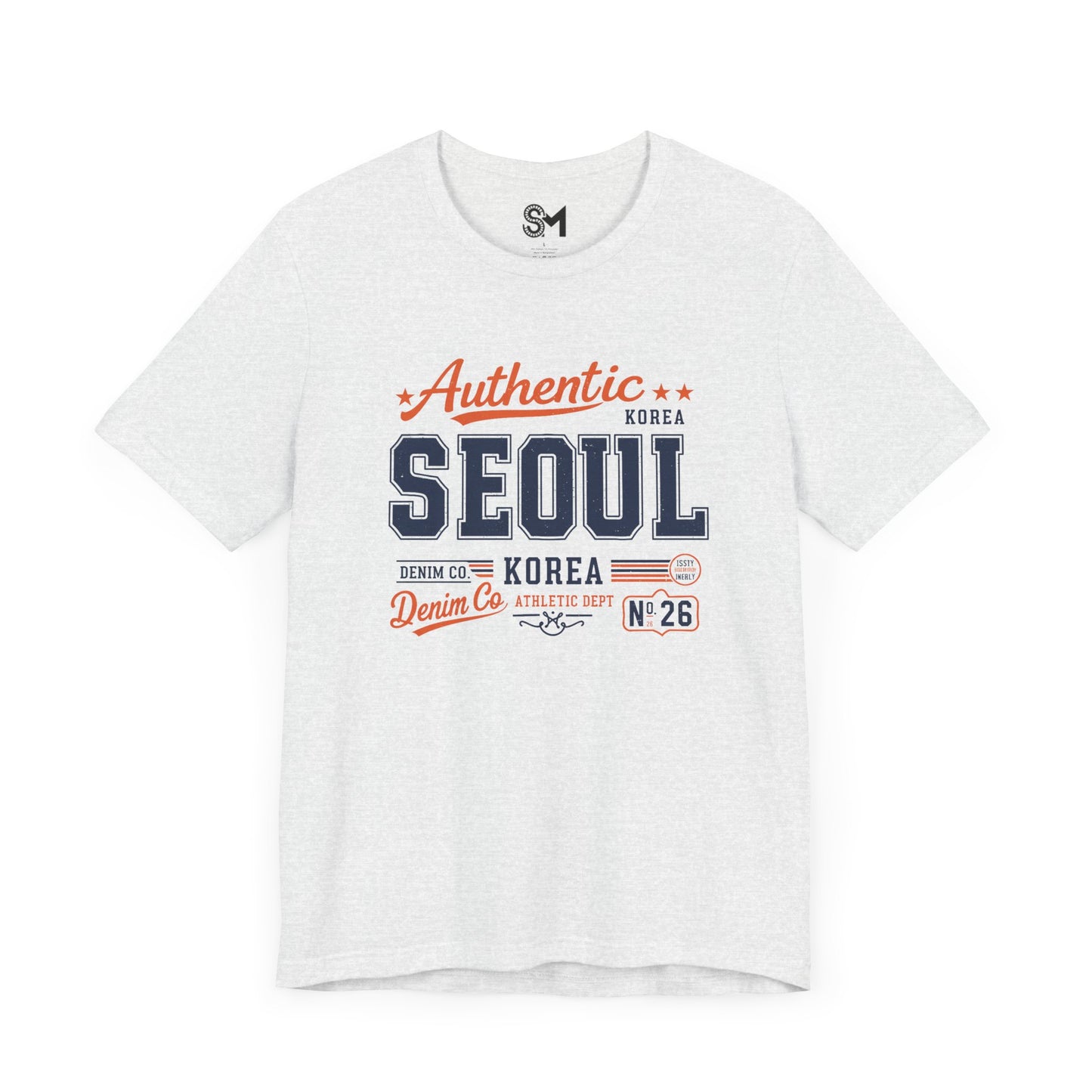 SEOUL KOREA Athletic Dept. Unisex Jersey Short Sleeve Tee