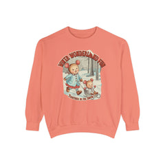 Korea -  Winter wonderland fun Unisex Garment-Dyed Sweatshirt  - StyleMZ