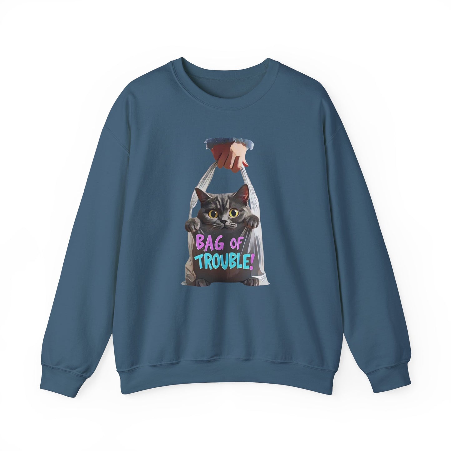 Bag of trouble Unisex Heavy Blend™ Crewneck Sweatshirt - StyleMZ