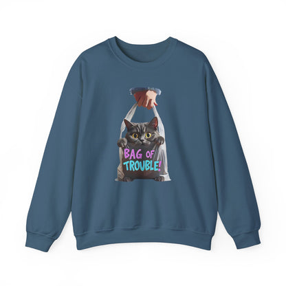 Bag of trouble Unisex Heavy Blend™ Crewneck Sweatshirt - StyleMZ - Stylemz