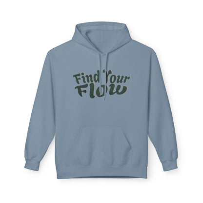 Find your flow Unisex Midweight Softstyle Fleece Hoodie - StyleMZ