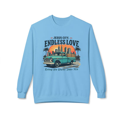 Endless love Unisex Midweight Softstyle Fleece Crewneck Sweatshirt - StyleMZ