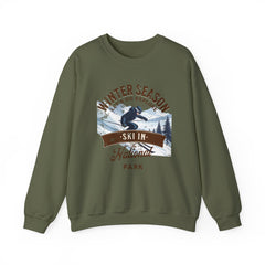 Ski in the national park Unisex Heavy Blend™ Crewneck Sweatshirt - StyleMZ