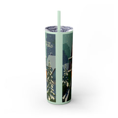 Skinny Tumbler with Straw, 20oz - StyleMZ