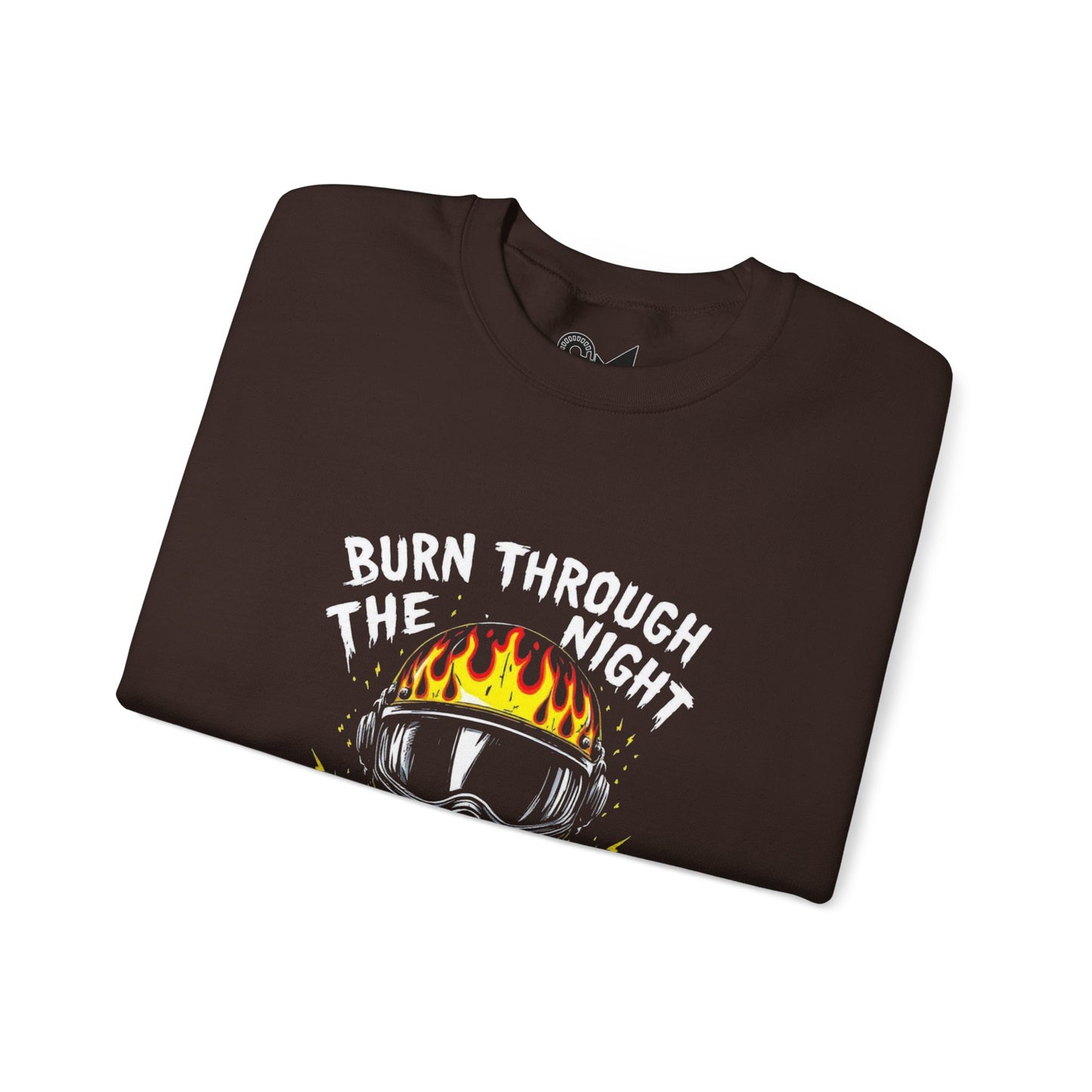 Burn through the night Unisex Heavy Blend™ Crewneck Sweatshirt - StyleMZ