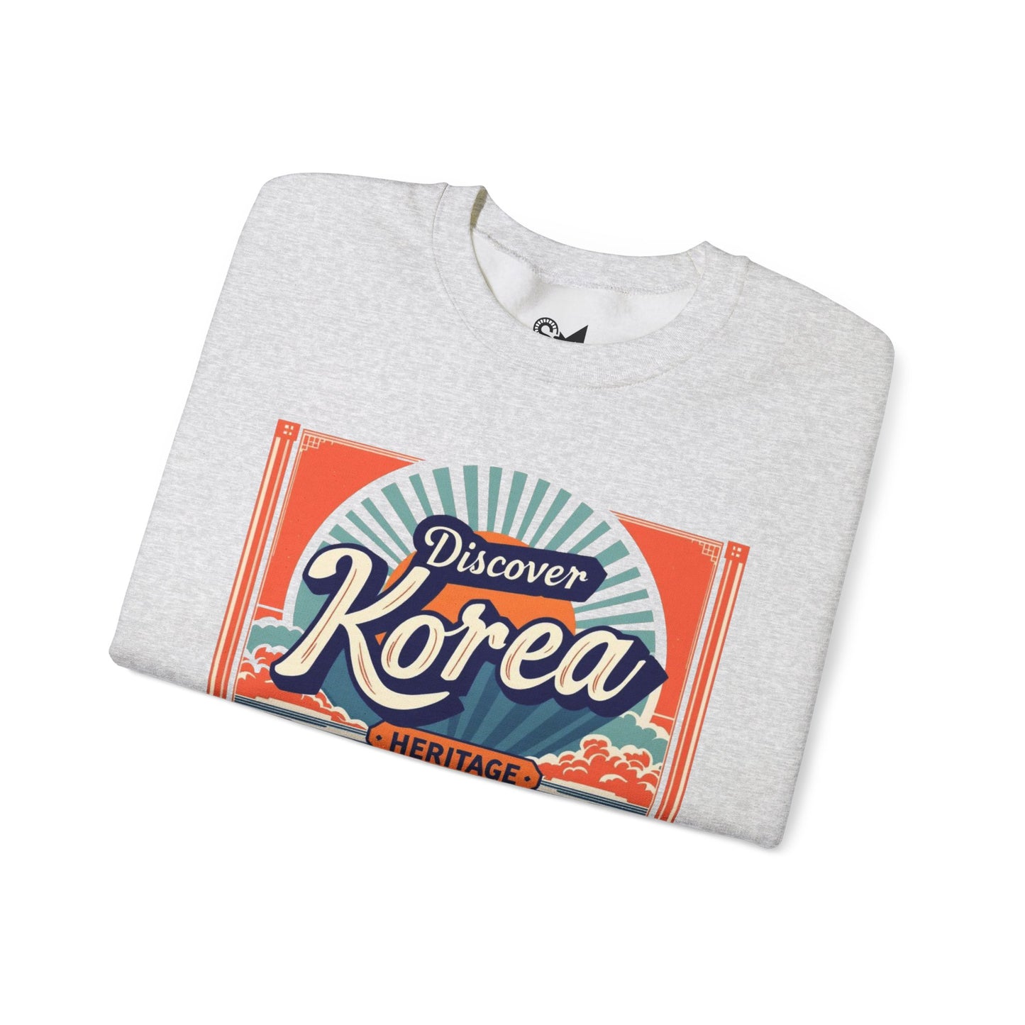 Discover Korea heritage Unisex Heavy Blend™ Crewneck Sweatshirt - StyleMZ - Stylemz