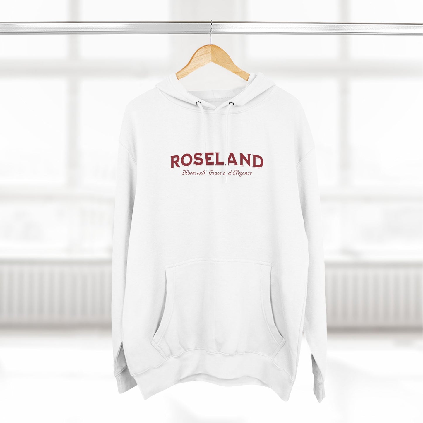 Roseland Three-Panel Fleece Hoodie - StyleMZ