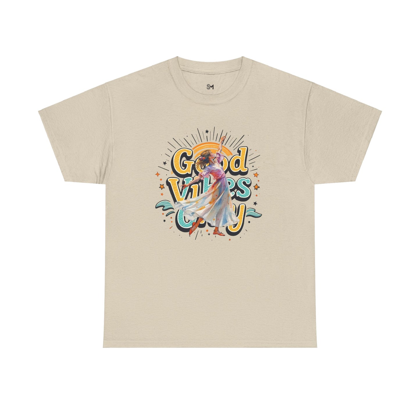 Good vibes only Unisex Heavy Cotton Tee - Stylemz