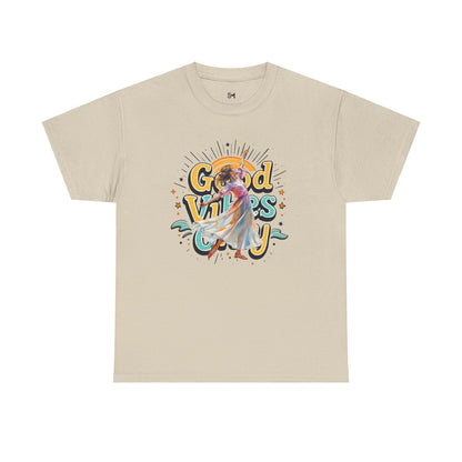 Good vibes only Unisex Heavy Cotton Tee - Stylemz