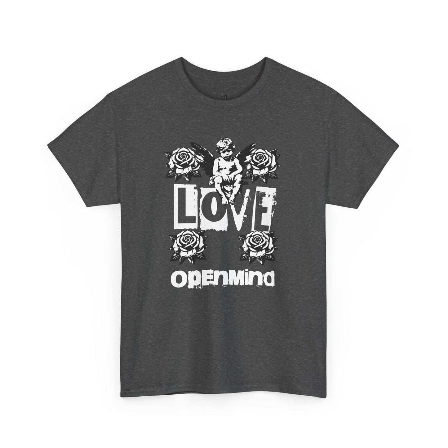 Love open mind Unisex Heavy Cotton Tee