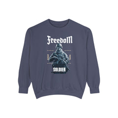 Corea - Sudadera unisex teñida con prenda Freedom Soldier - StyleMZ 