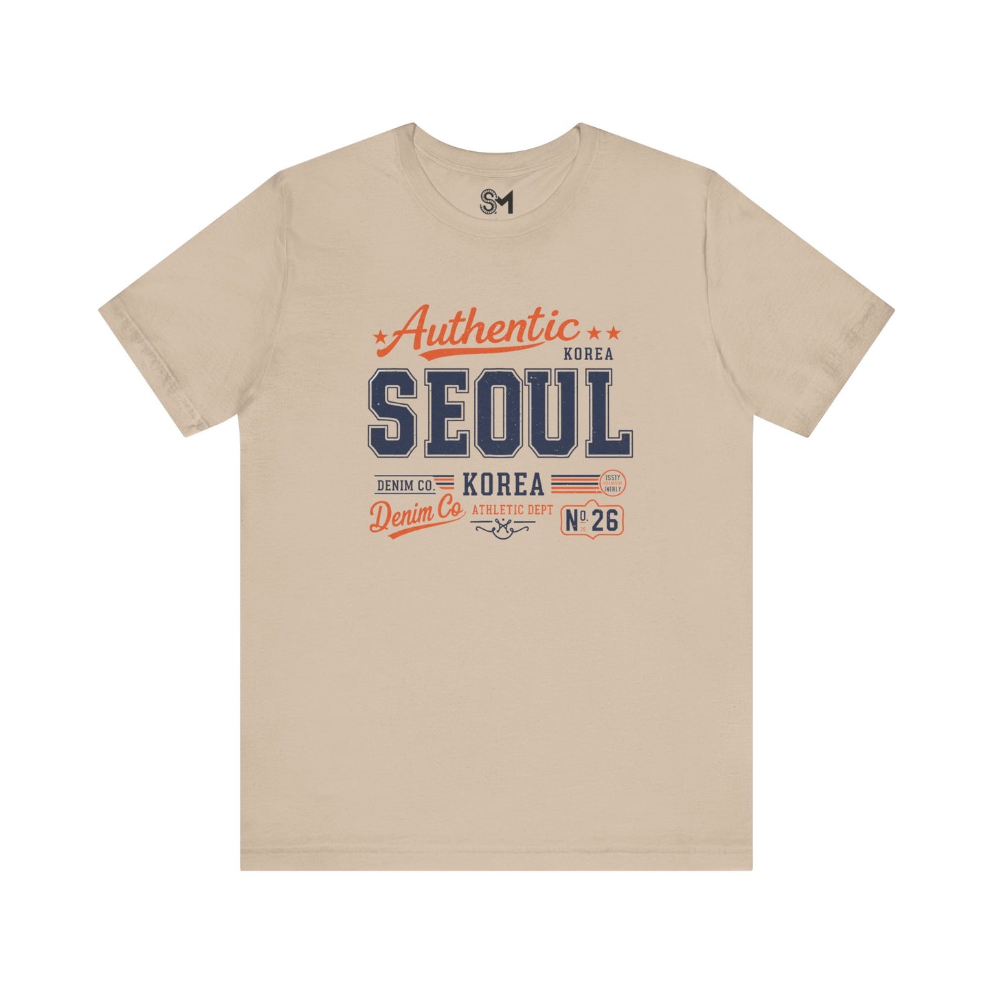 SEOUL KOREA Athletic Dept. Unisex Jersey Short Sleeve Tee