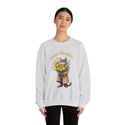 Happy Birthday! Unisex Heavy Blend™ Crewneck Sweatshirt - StyleMZ