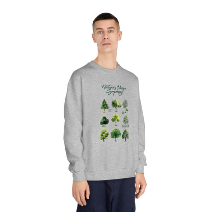 Nature's unique symphony Unisex DryBlend® Crewneck Sweatshirt - StyleMZ - Stylemz