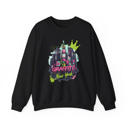 Graffiti New York  Unisex Heavy Blend™ Crewneck Sweatshirt - StyleMZ