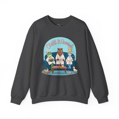 Chill & Unwind Unisex Heavy Blend™ Crewneck Sweatshirt - StyleMZ