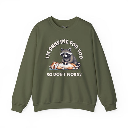 I'm praying for yo Unisex Heavy Blend™ Crewneck Sweatshirt - StyleMZ