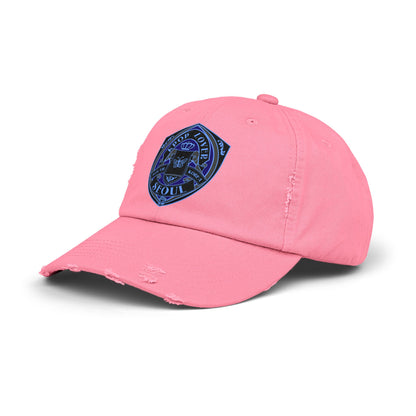 Korea -  K-POP LOVER Unisex Distressed Cap  - StyleMZ