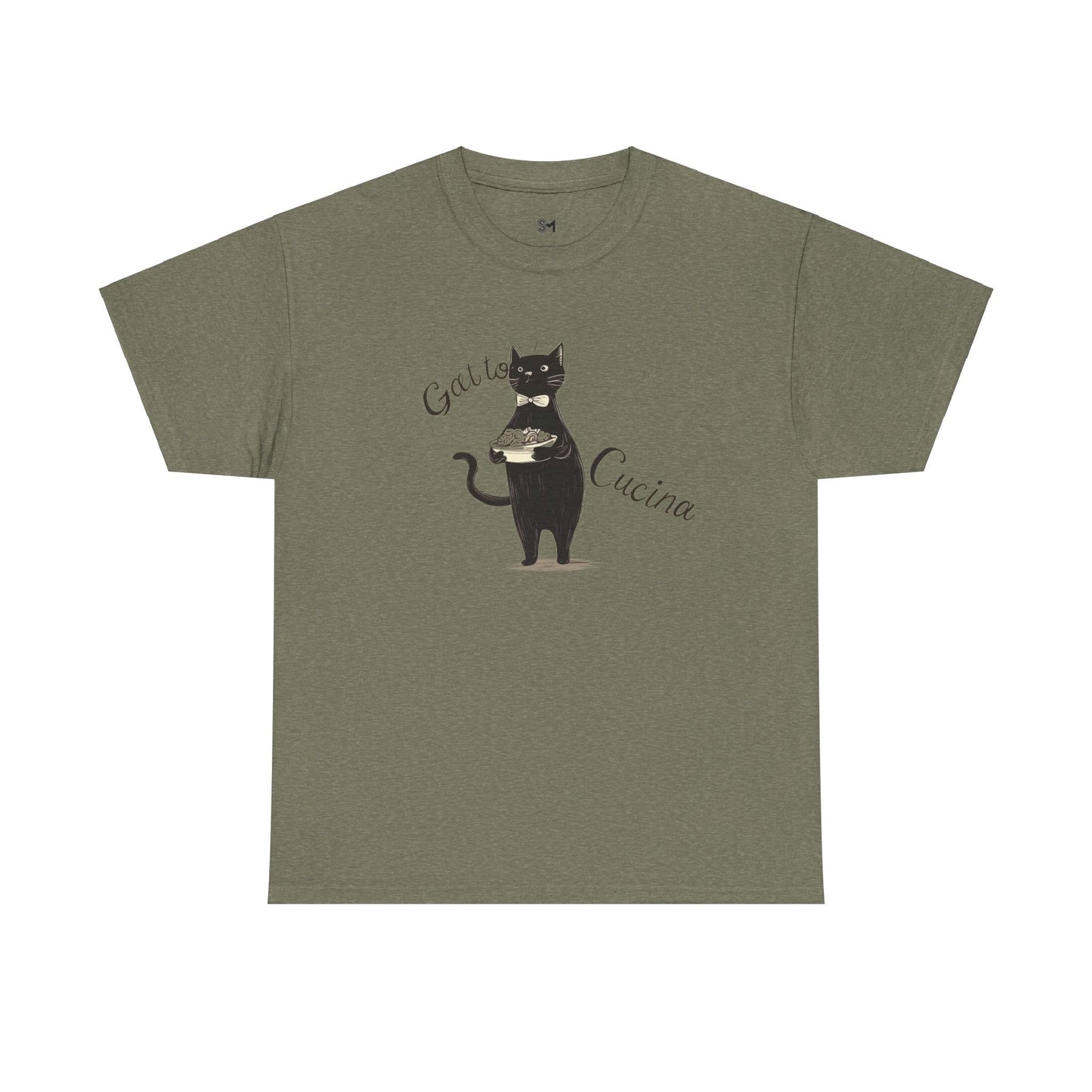 Gatto e Cucina Unisex Heavy Cotton Tee