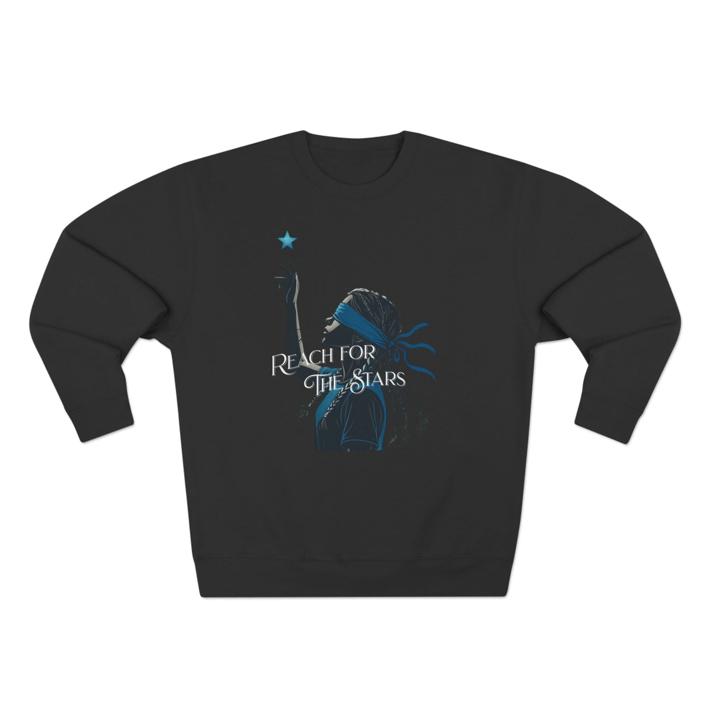 Korea -  Reach for the stars Unisex Crewneck Sweatshirt  - StyleMZ