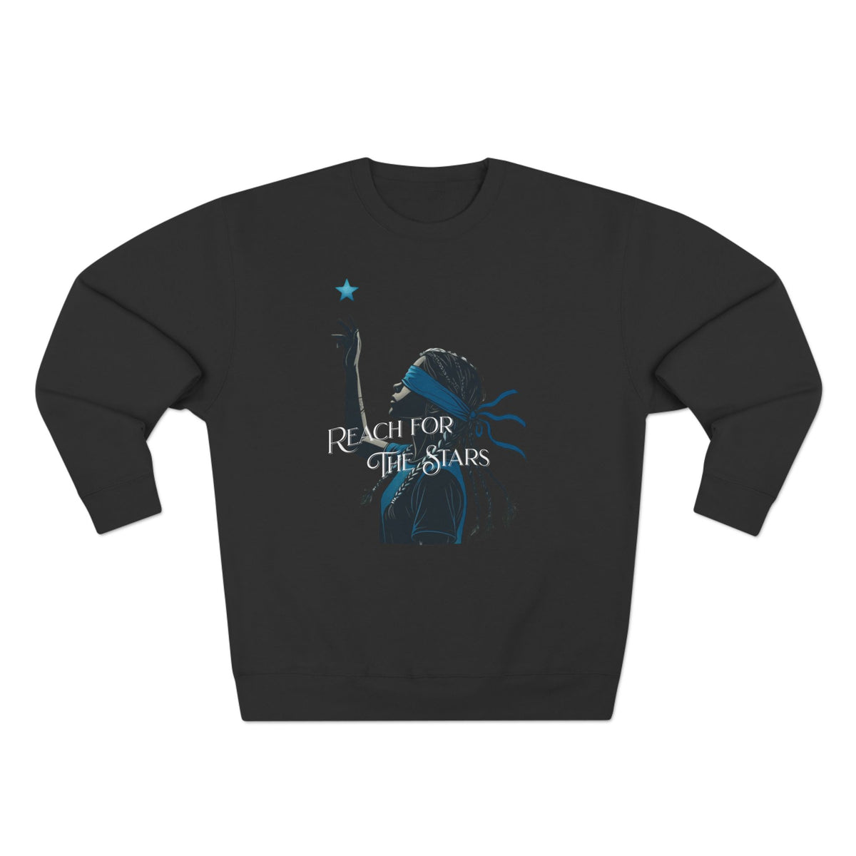 Korea -  Reach for the stars Unisex Crewneck Sweatshirt  - StyleMZ