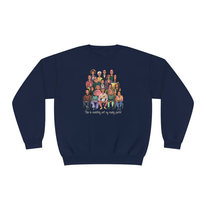 Definitely not my family photo Unisex NuBlend® Crewneck Sweatshirt - Korea - StyleMZ - Stylemz