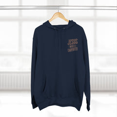 Jesus was a carpenter Three-Panel Fleece Hoodie  - Korea  - StyleMZ