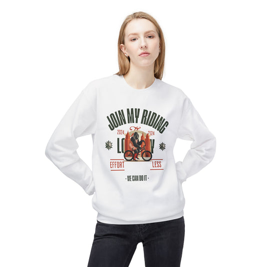 Korea -  Join My Riding? Unisex Midweight Softstyle Fleece Crewneck Sweatshirt  - StyleMZ