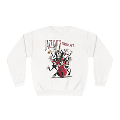 Korea -  Jazz cat's groove Unisex NuBlend® Crewneck Sweatshirt  - StyleMZ