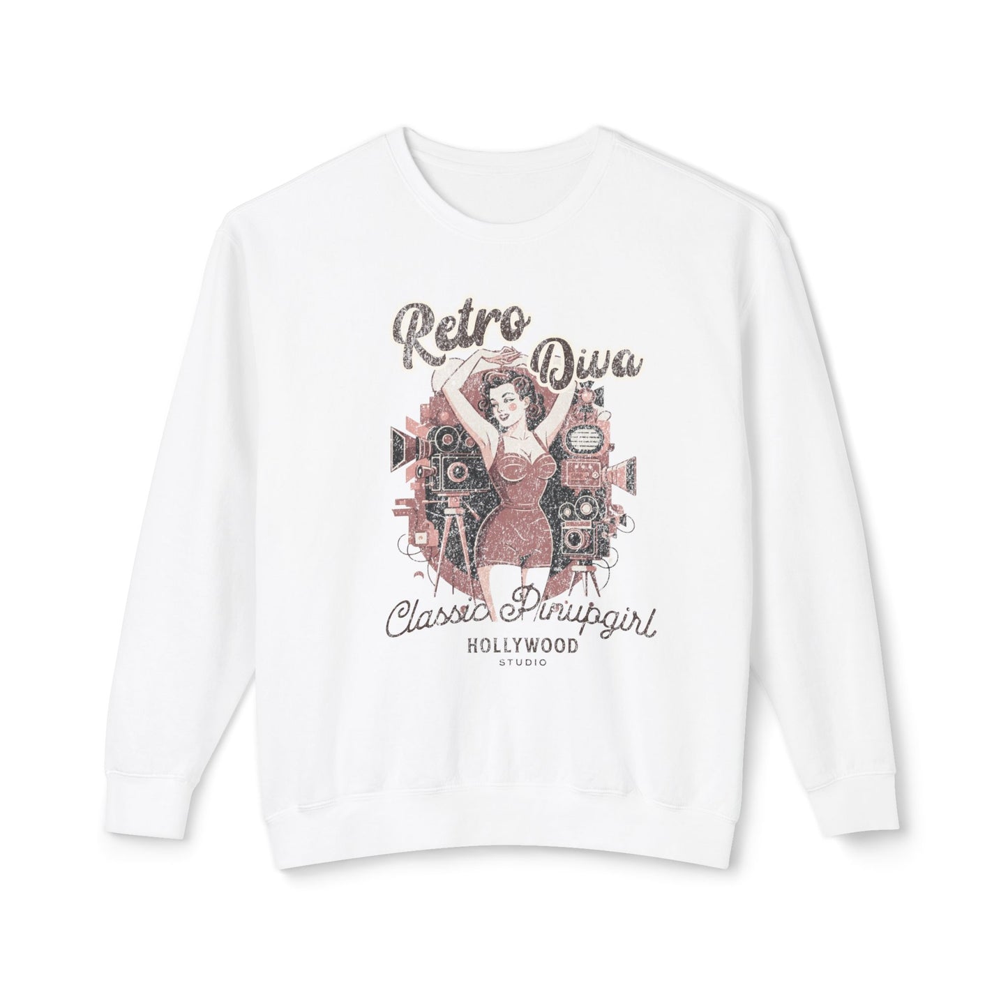 Classic diva Unisex Lightweight Crewneck Sweatshirt  - Korea  - StyleMZ