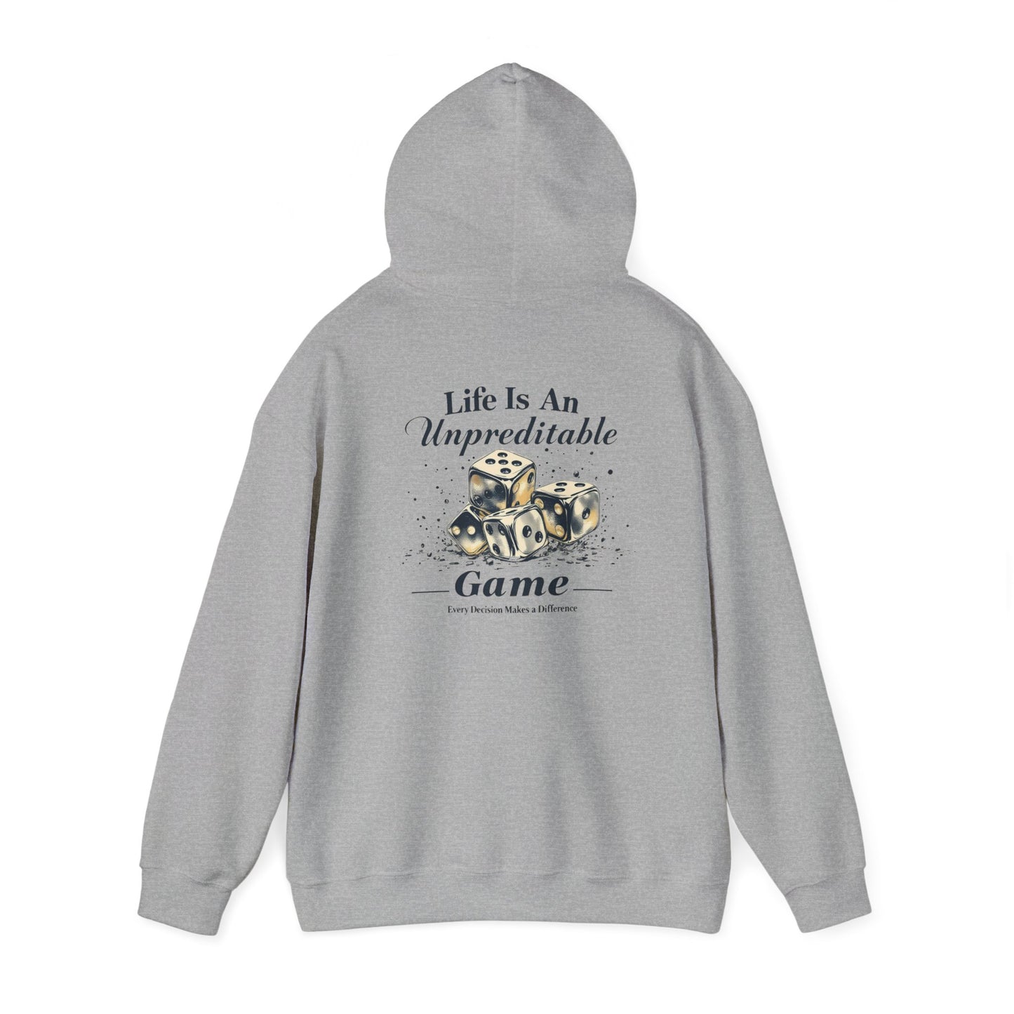 Life Is An Unpredictable Game Unisex Heavy Blend™ Hooded Sweatshirt