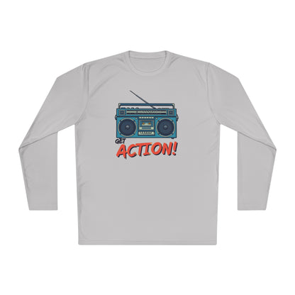 Korea -  Get action Unisex Lightweight Long Sleeve Tee  - StyleMZ