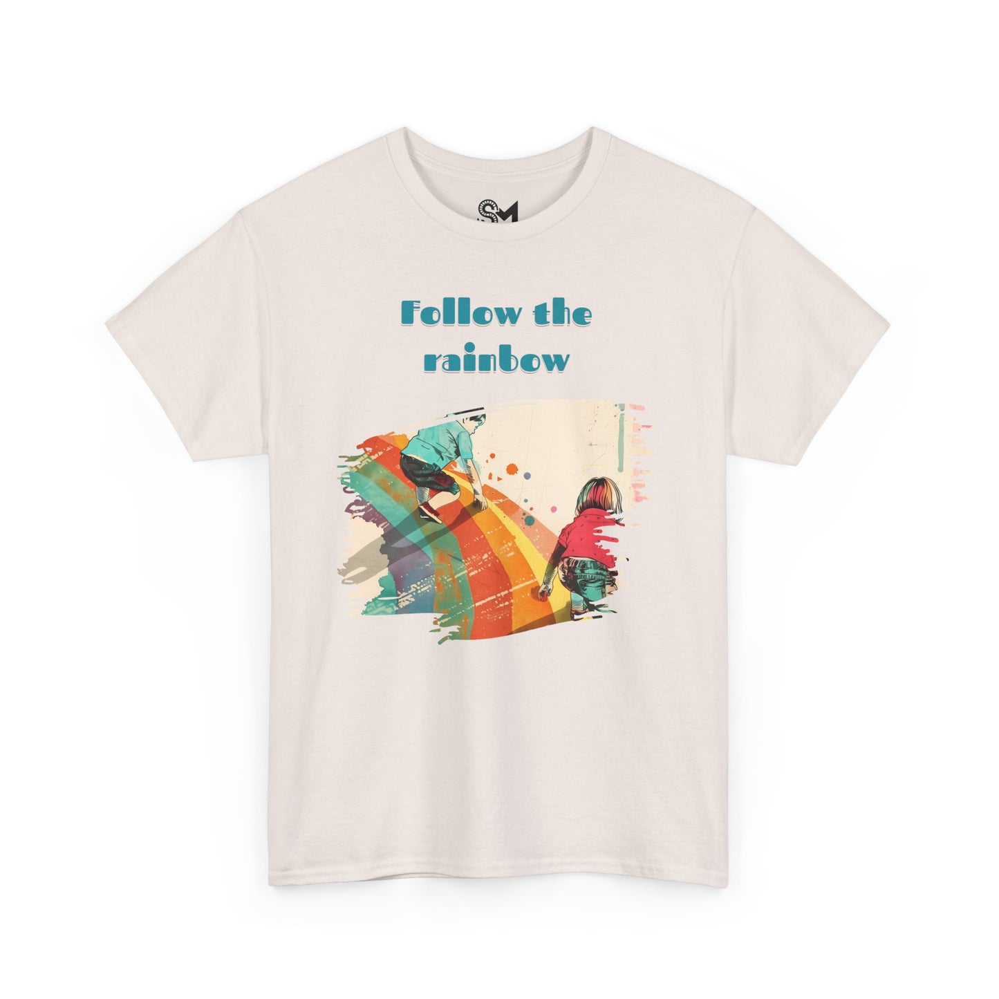 Follow the rainbow Unisex Heavy Cotton Tee - StyleMZ