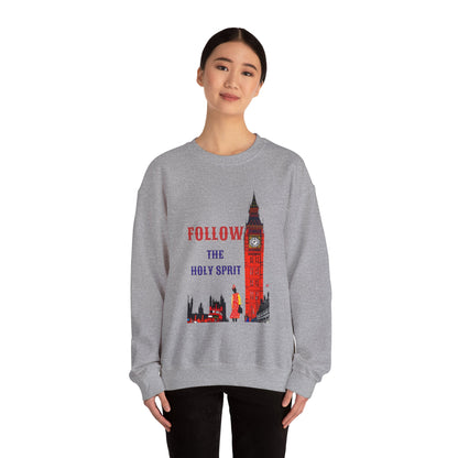 Korea -  Follow the Holy Spirit Unisex Heavy Blend™ Crewneck Sweatshirt  - StyleMZ