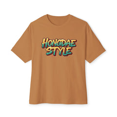 Korea -  Hongdae style Unisex Oversized Boxy Tee  - StyleMZ