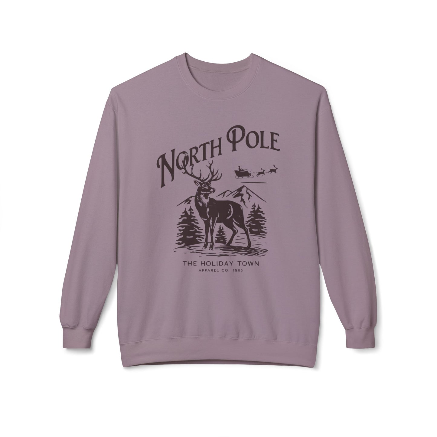 North pole Unisex Midweight Softstyle Fleece Crewneck Sweatshirt - StyleMZ