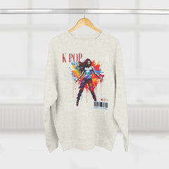 Corea - Sudadera unisex con cuello redondo K POP LOVERS - StyleMZ 