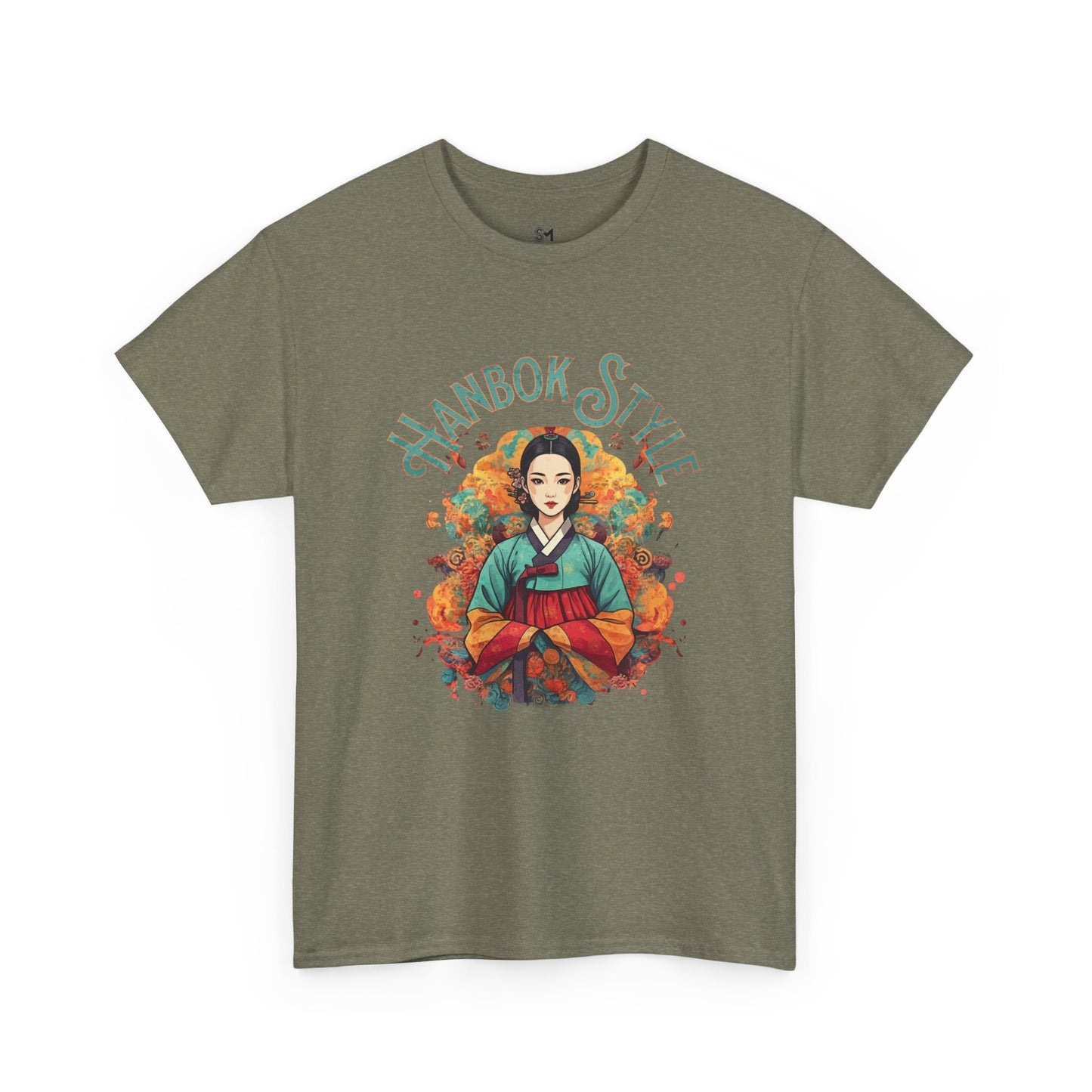 Hanbok Style Unisex Heavy Cotton Tee - Stylemz