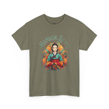 Hanbok Style Unisex Heavy Cotton Tee