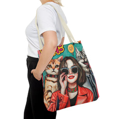 Korea -  Hi! Cats Tote Bag (AOP)  - StyleMZ