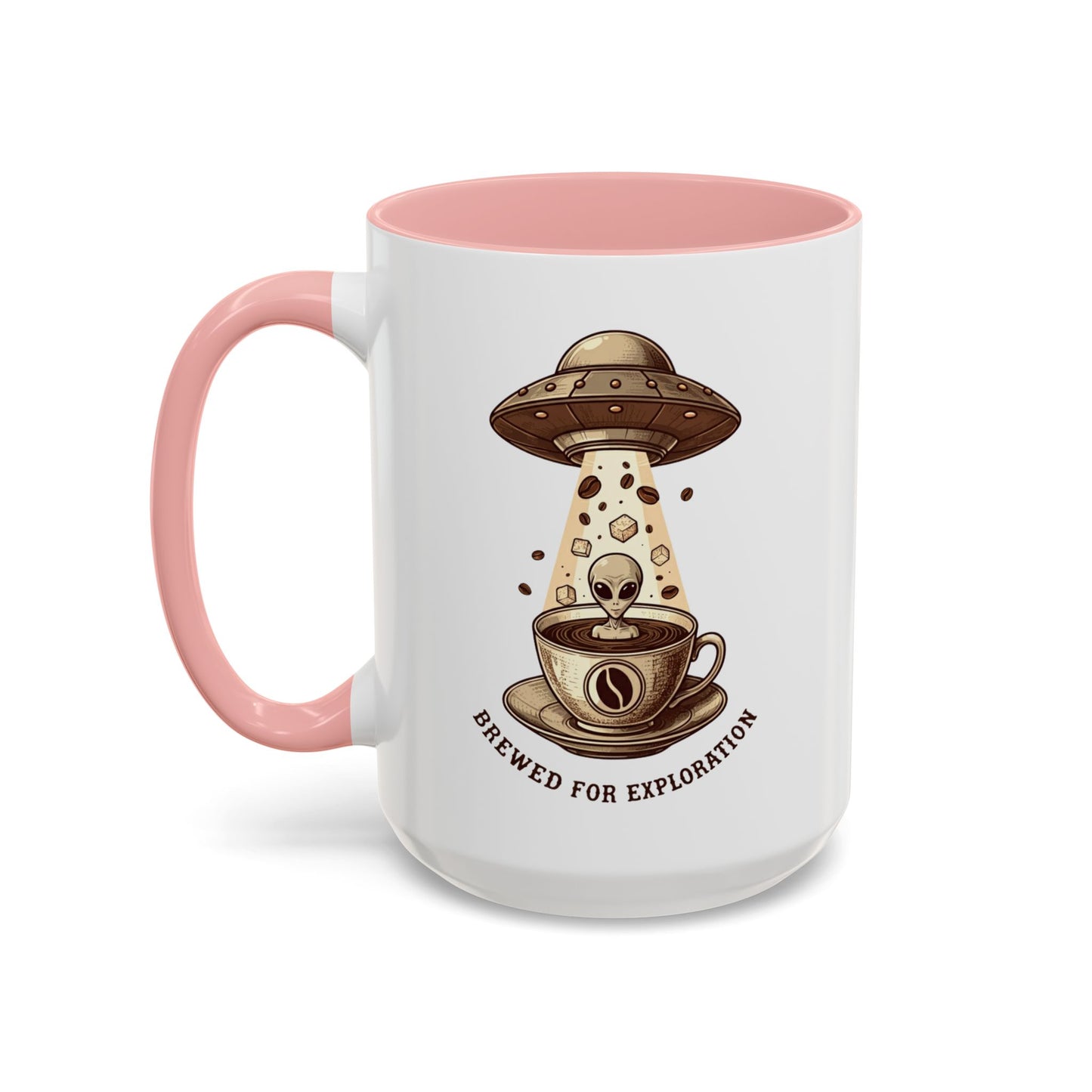 Brewed for exploration Accent Coffee Mug (11, 15oz) - StyleMZ - Stylemz