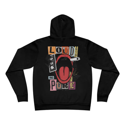 Korea -  Loud Proud and Pure Unisex Sponge Fleece Pullover Hoodie  - StyleMZ