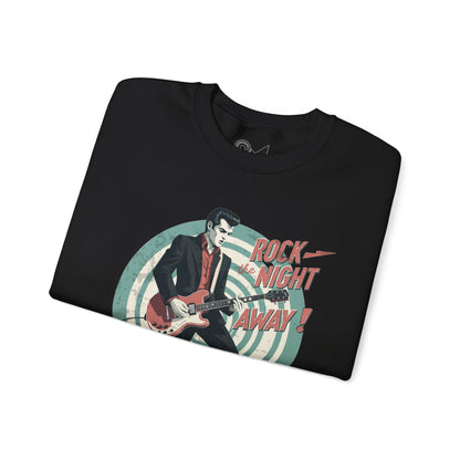 Rock the night Unisex Heavy Blend™ Crewneck Sweatshirt - StyleMZ