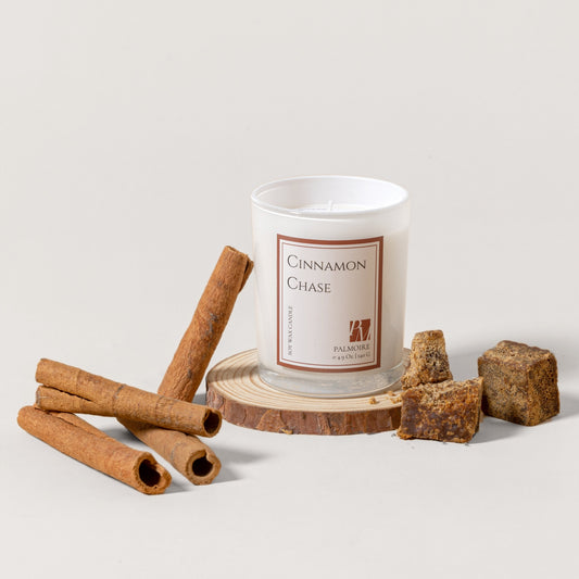 Cinnamon Chase Soy Wax Candle for Cozy Comfort